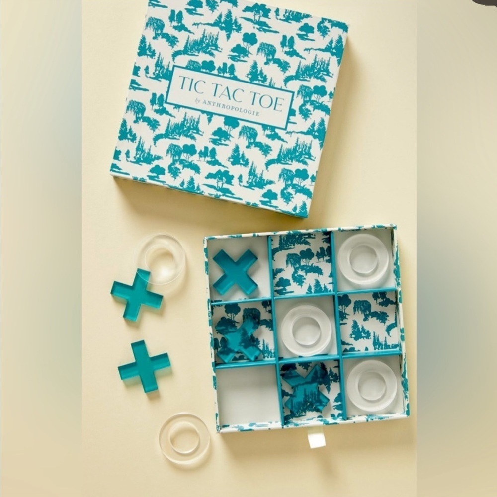 By Anthropologie Tic Tac Toe Game NWT READ